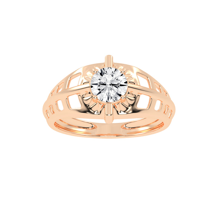 Luxe Vertex 1.00Ct Round Shape Solitaire