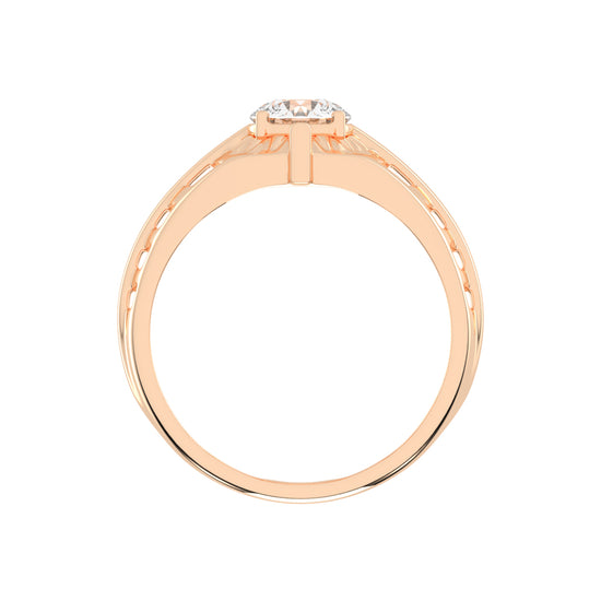 Luxe Vertex 1.00Ct Round Shape Solitaire
