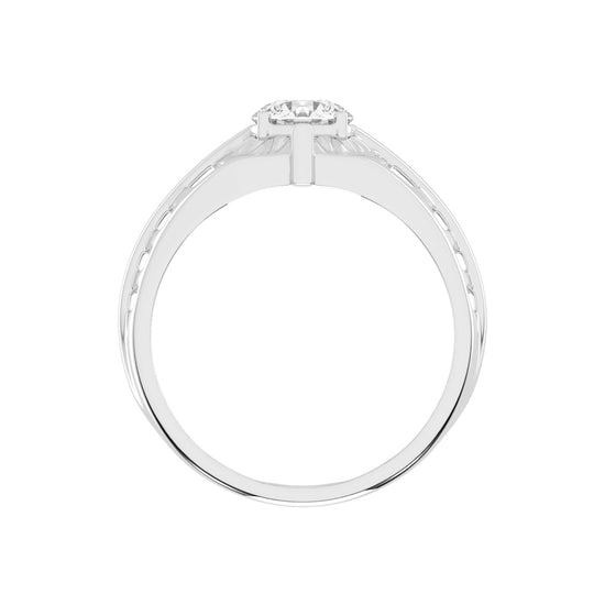 Luxe Vertex 1.00Ct Round Shape Solitaire