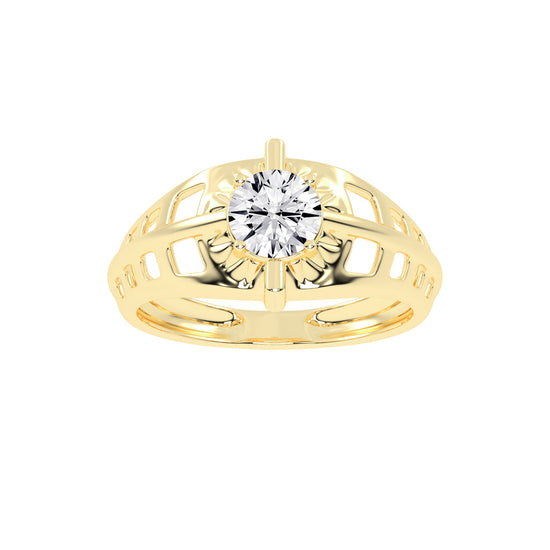 Luxe Vertex 1.00Ct Round Shape Solitaire