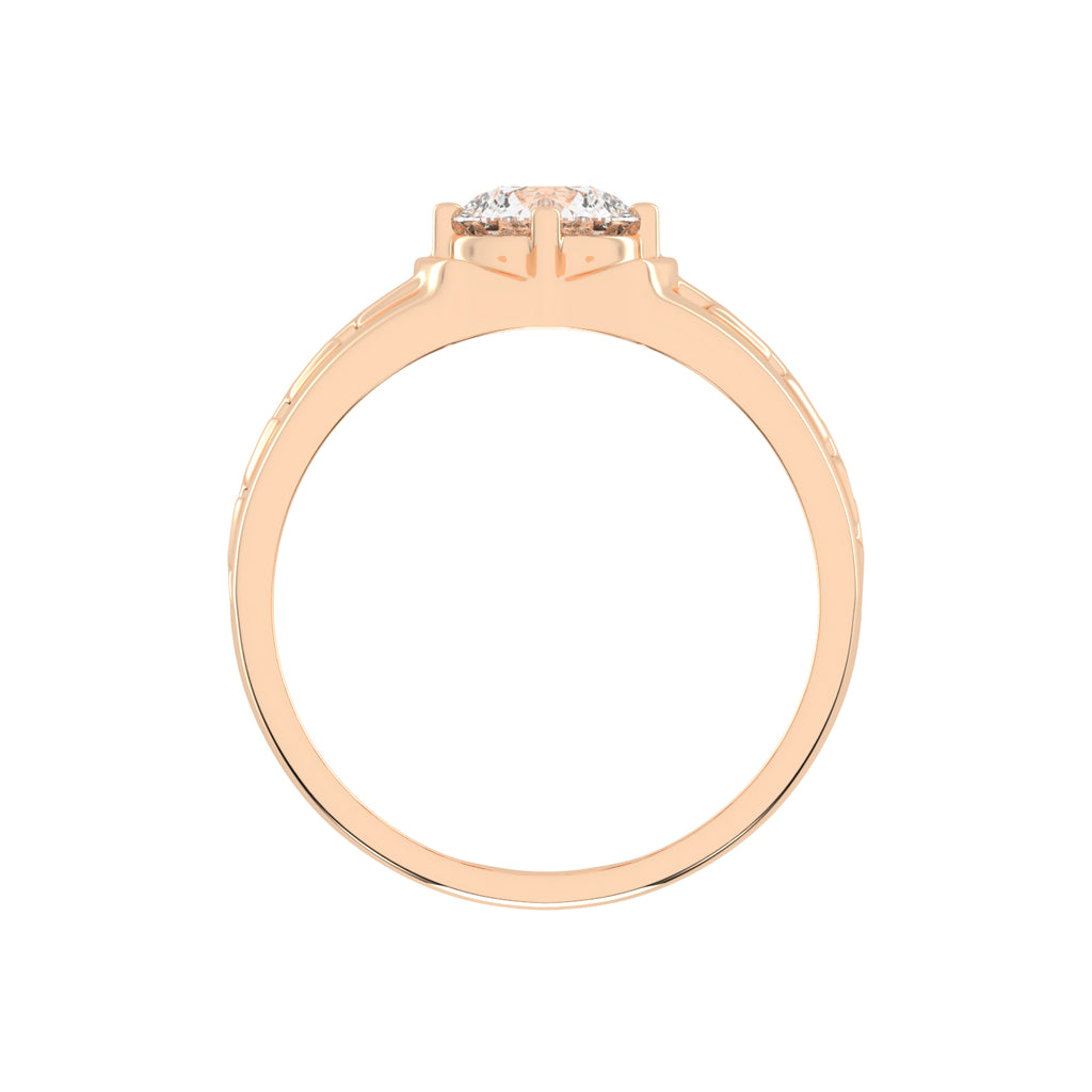 1.00Ct Round Shape Solitaire