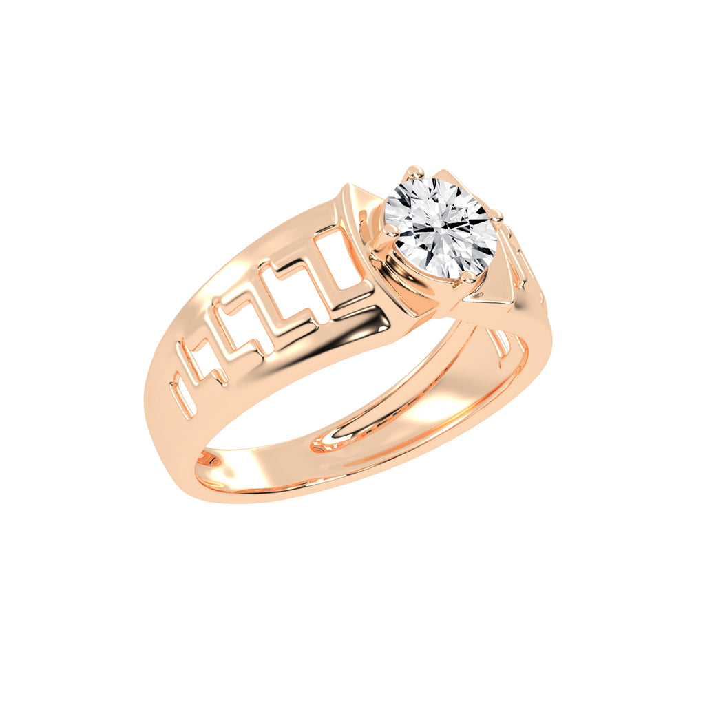 1.00Ct Round Shape Solitaire