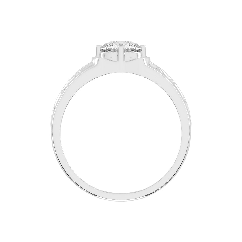1.00Ct Round Shape Solitaire