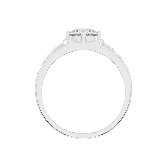 1.00Ct Round Shape Solitaire