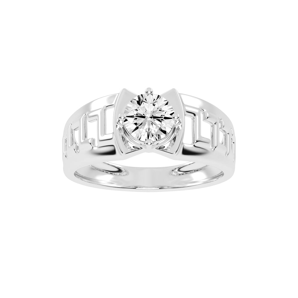 1.00Ct Round Shape Solitaire