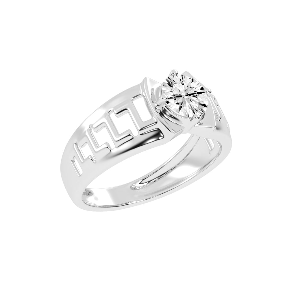 1.00Ct Round Shape Solitaire