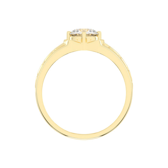 1.00Ct Round Shape Solitaire
