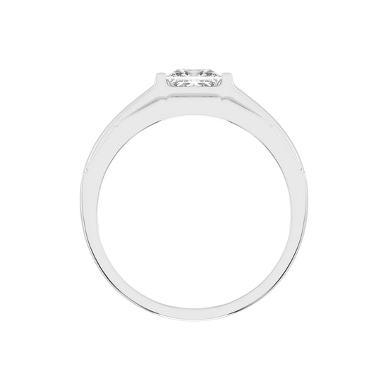 Golden Glow 1.00Ct Princess Shape Diamond