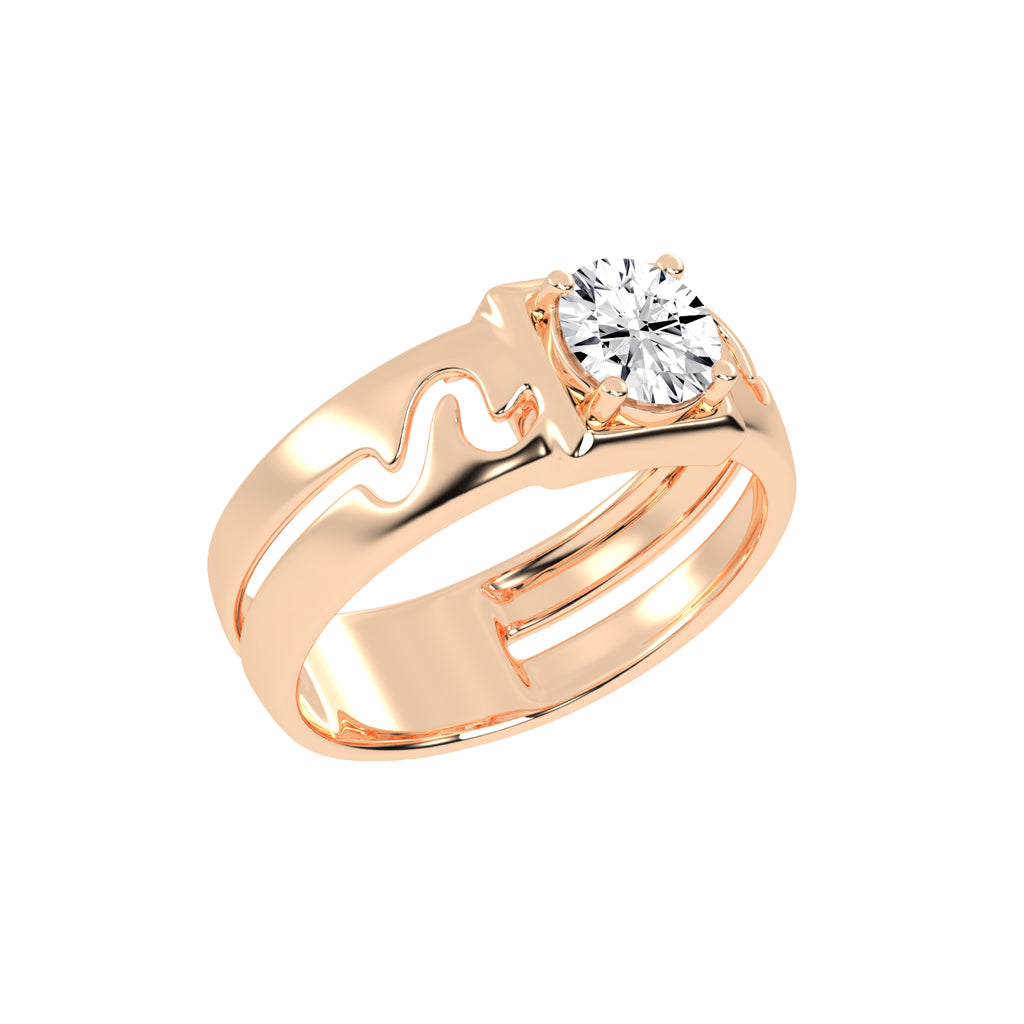 1Ct Round Shape Solitaire