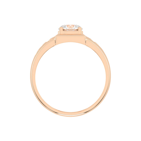 1Ct Round Shape Solitaire