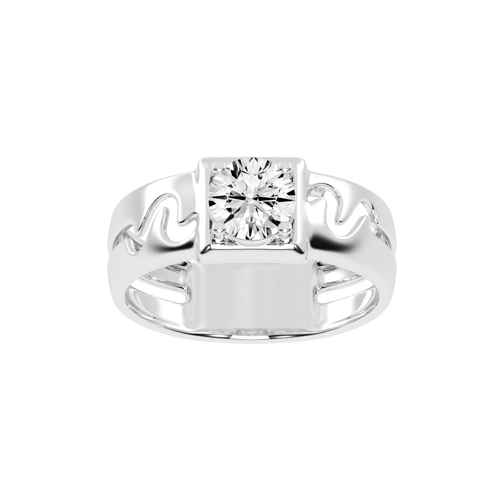 1Ct Round Shape Solitaire