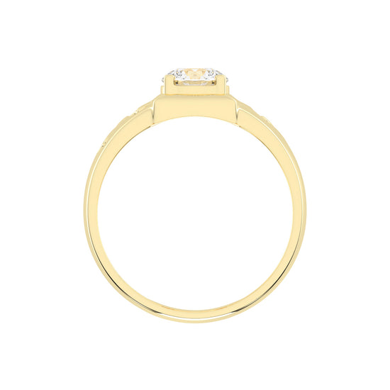 1Ct Round Shape Solitaire