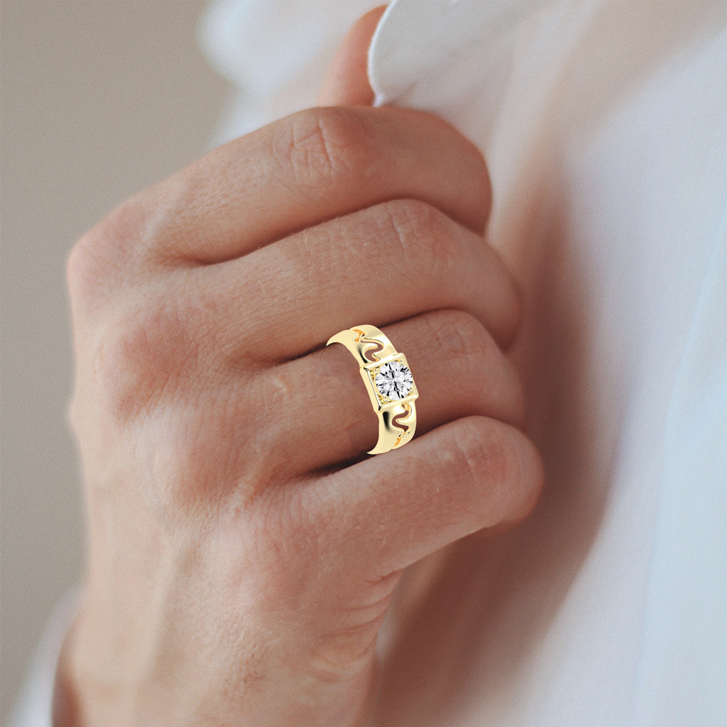 1Ct Round Shape Solitaire
