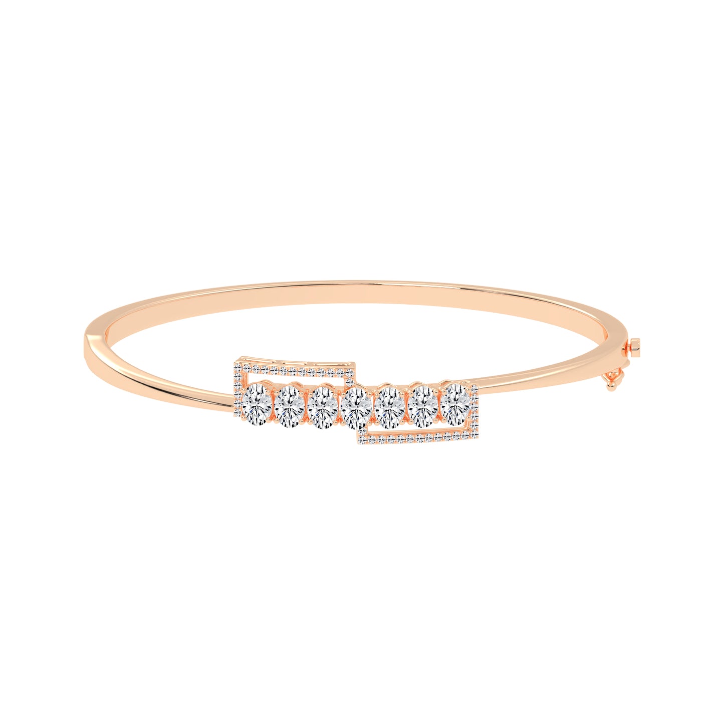 Briona Oval Cut Kada Lab Diamond Bracelet