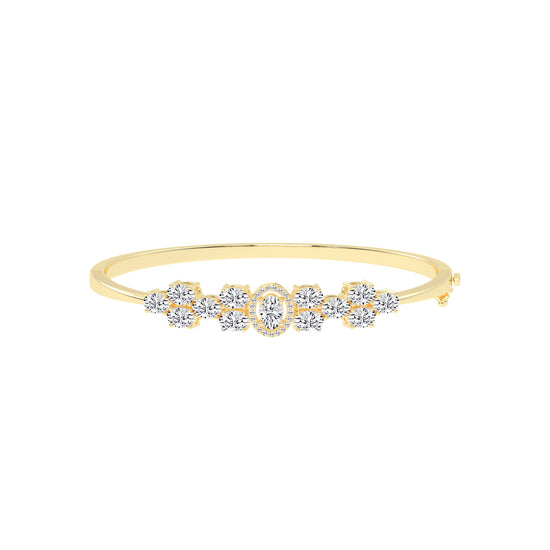 Melora Oval Cut Kada Lab Diamond Bracelet