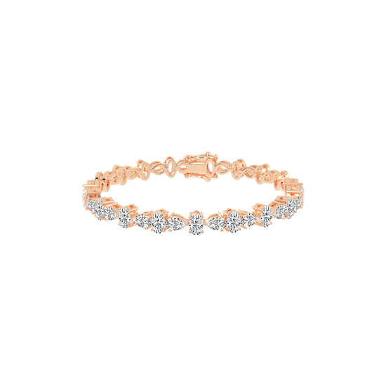 Lyra 5Ct Oval Cut Tennis Lab Diamond Bracelet