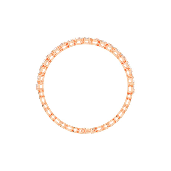 Lyra 5Ct Oval Cut Tennis Lab Diamond Bracelet