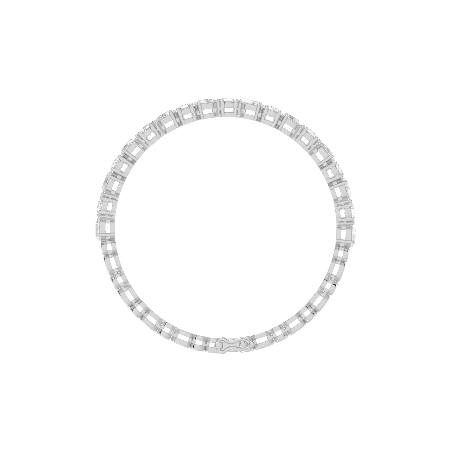 Lyra 5Ct Oval Cut Tennis Lab Diamond Bracelet