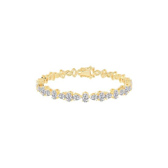 Lyra 5Ct Oval Cut Tennis Lab Diamond Bracelet