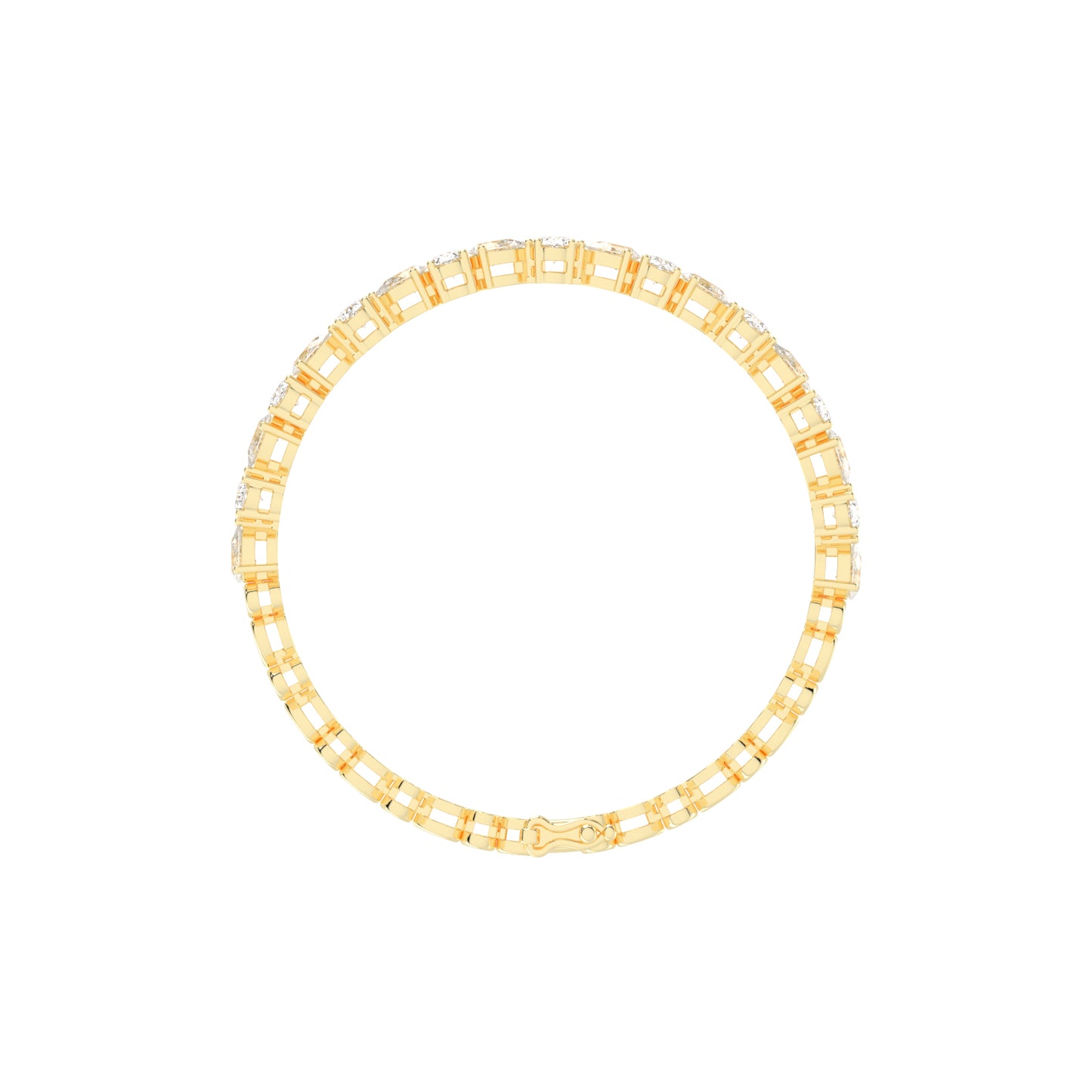 Lyra 5Ct Oval Cut Tennis Lab Diamond Bracelet