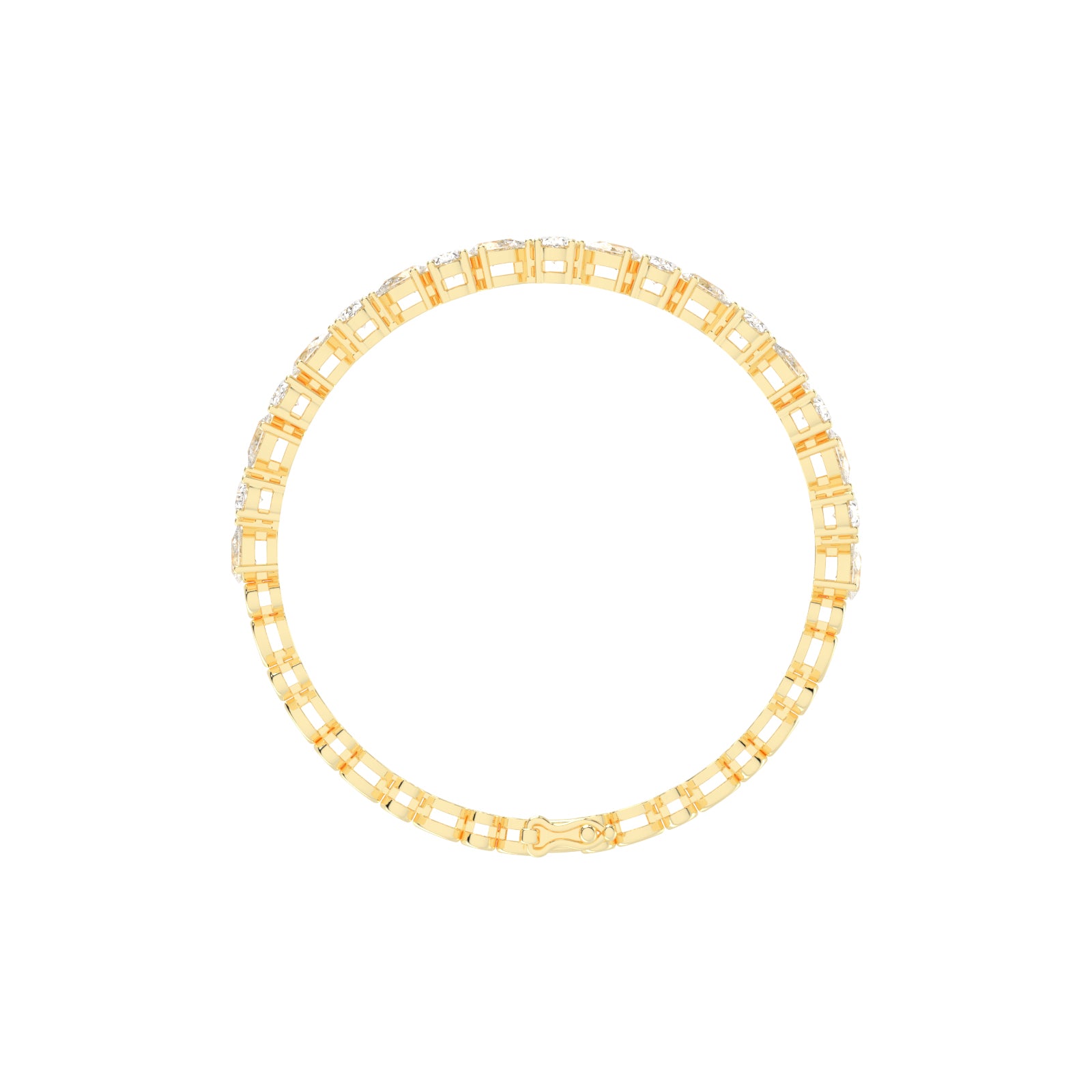 Lyra 5Ct Oval Cut Tennis Lab Diamond Bracelet