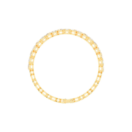 Lyra 5Ct Oval Cut Tennis Lab Diamond Bracelet