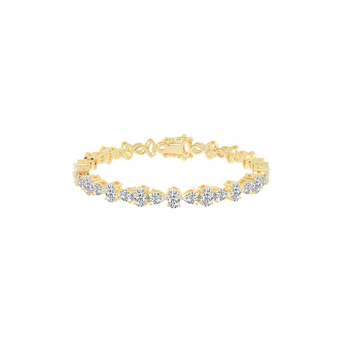 Lyra 5Ct Oval Cut Tennis Lab Diamond Bracelet