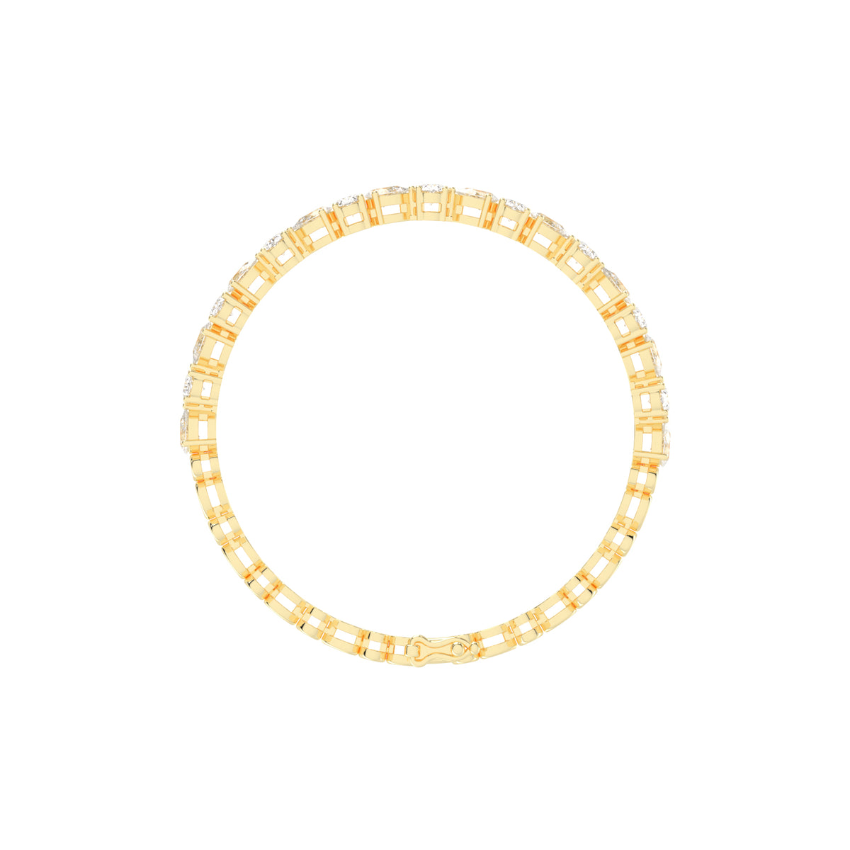 Lyra 5Ct Oval Cut Tennis Lab Diamond Bracelet