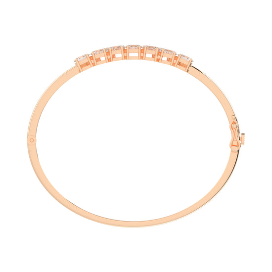 Aeliana 3Ct Split Oval Cut Kada Lab Diamond Bracelet