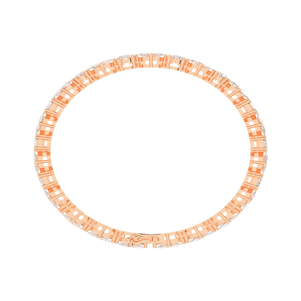 Eirlys 8Ct Shared Prong Tennis Lab Diamond Bracelet