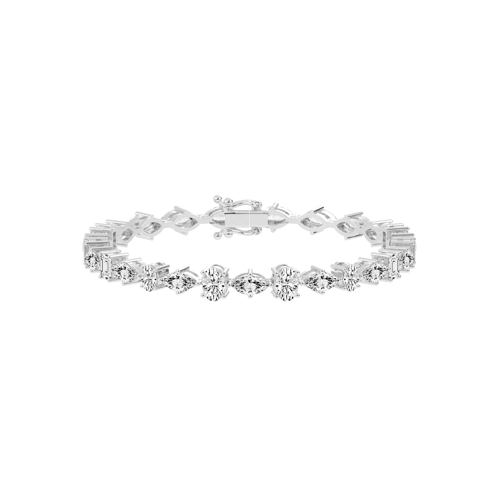 Eirlys 8Ct Shared Prong Tennis Lab Diamond Bracelet