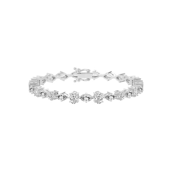 Eirlys 8Ct Shared Prong Tennis Lab Diamond Bracelet