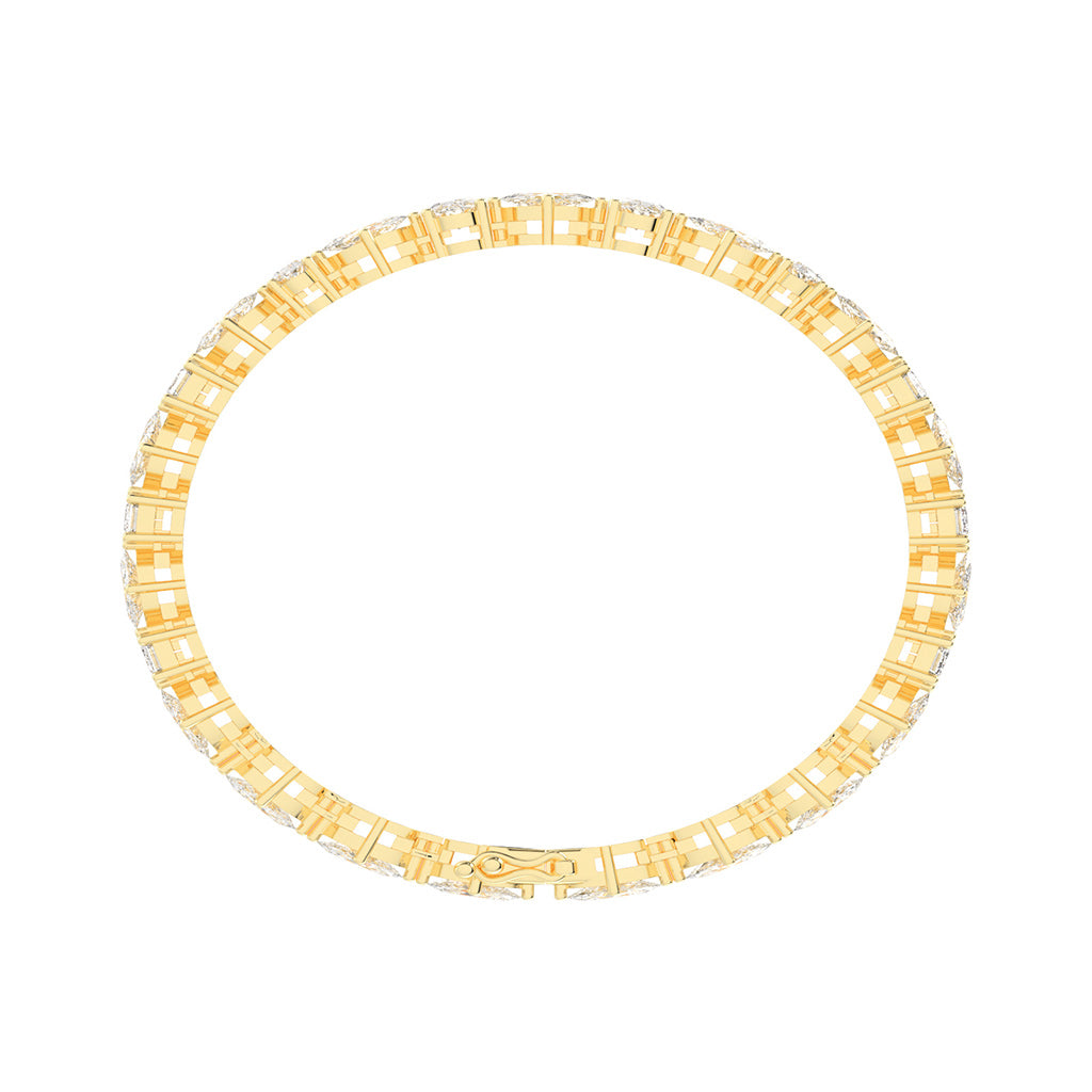 Eirlys 8Ct Shared Prong Tennis Lab Diamond Bracelet