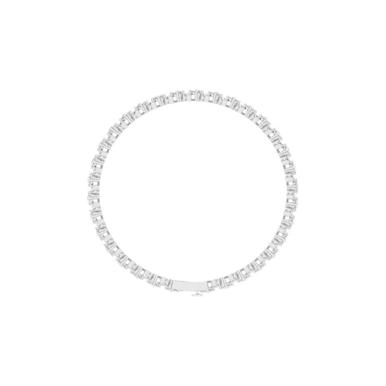 Lumina Charm Round Cut Delicate Lab Diamond Bracelet