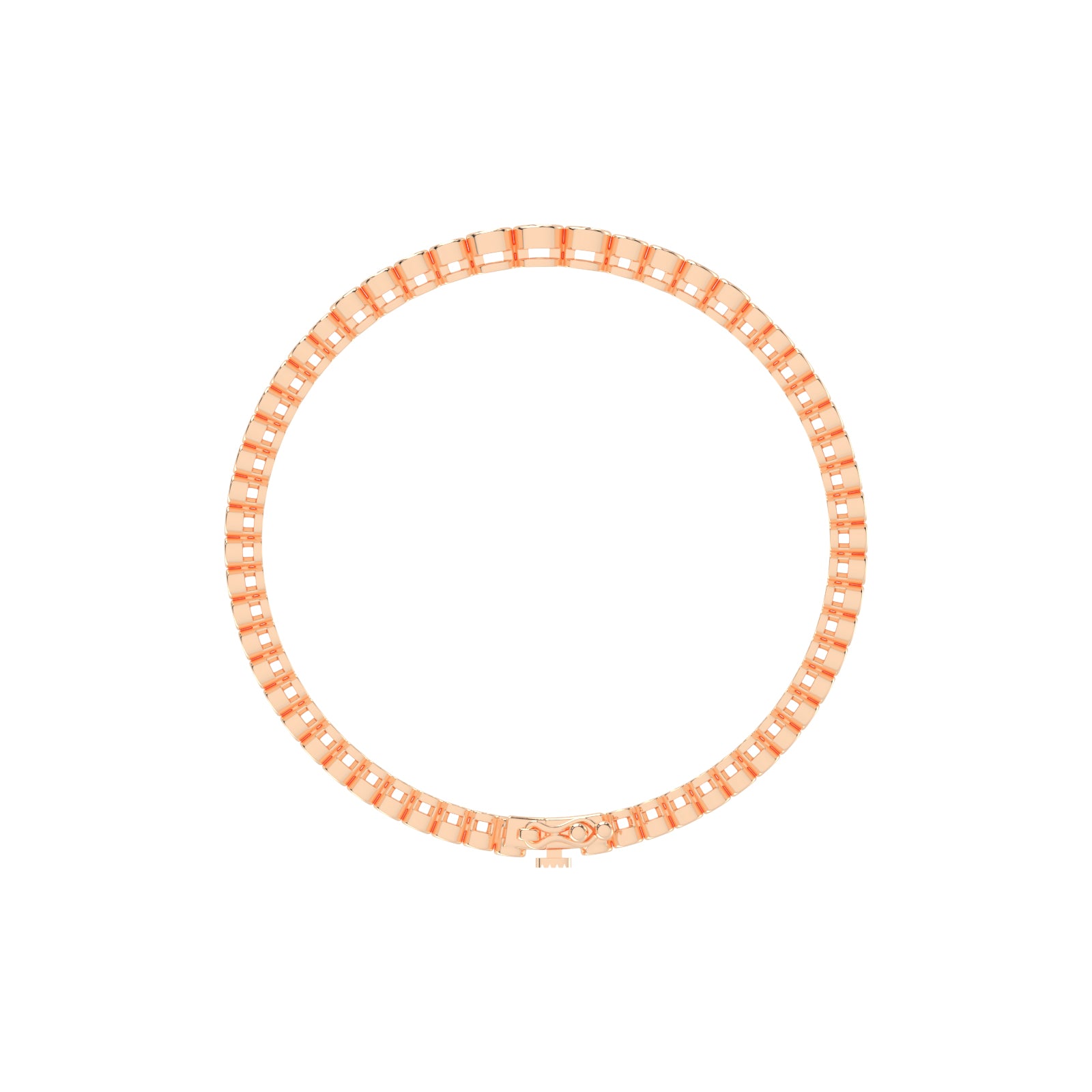 Livia 1.25Ct Bezel Round Cut Tennis Lab Diamond Bracelet