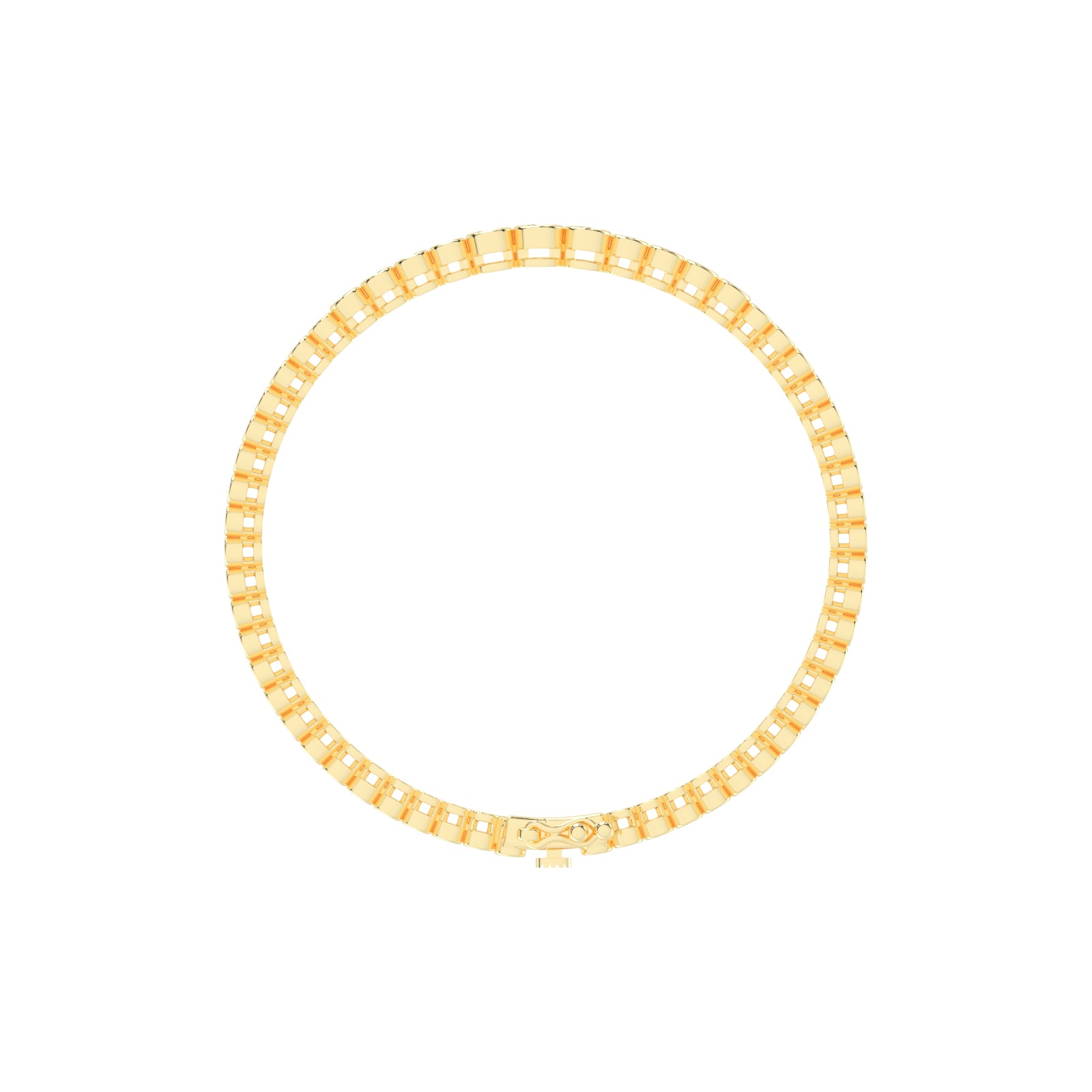 Livia 1.25Ct Bezel Round Cut Tennis Lab Diamond Bracelet