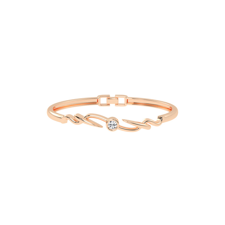 Ilyra Loop Round Cut Kada Lab Diamond Bracelet