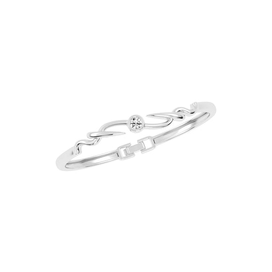 Vellia 0.50Ct Single Round Cut Kada Lab Diamond Bracelet