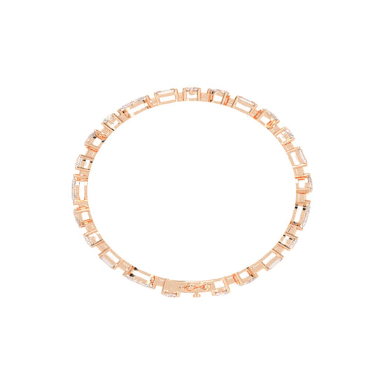 Atria 6.75Ct Miracle Setting Marquise Cut Fancy Lab Diamond Bracelet