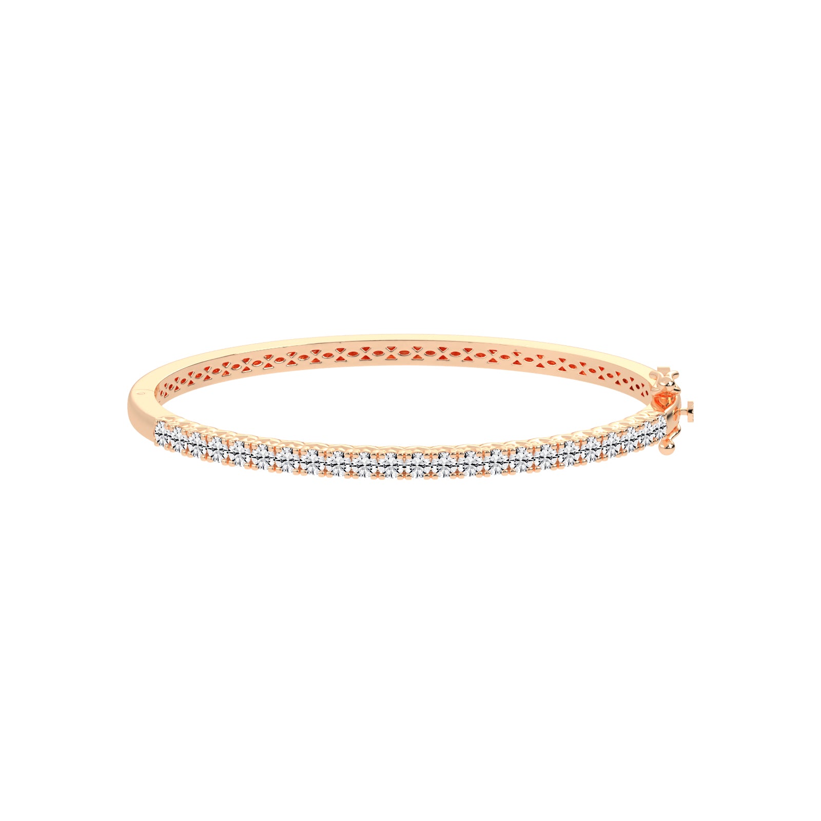 Alora 2Ct Round Cut Kada Lab Diamond Bracelet