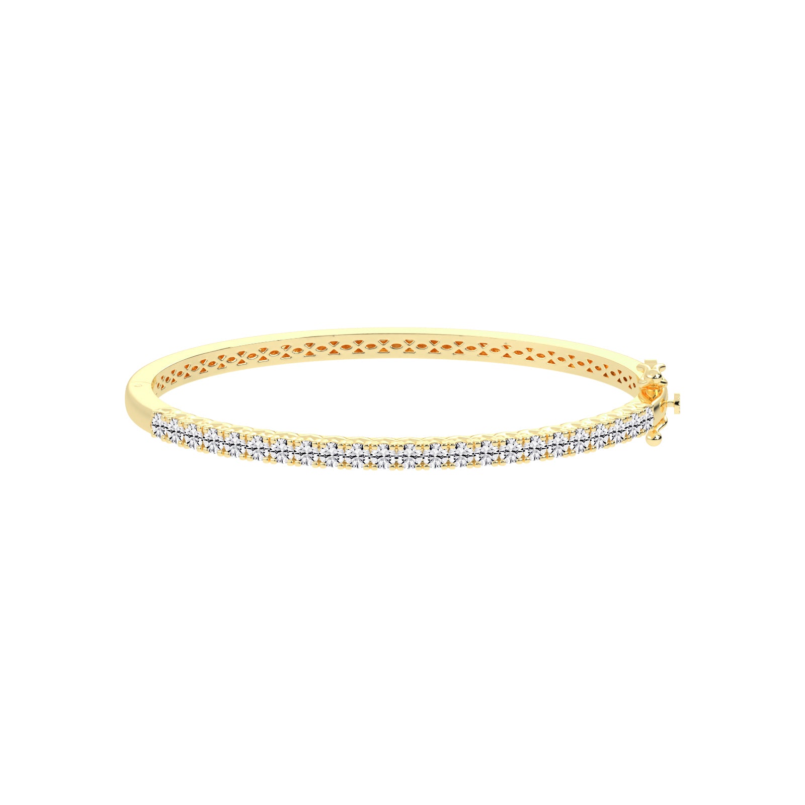 Alora 2Ct Round Cut Kada Lab Diamond Bracelet
