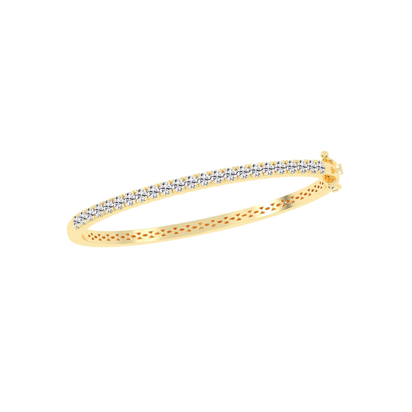 Alora 2Ct Round Cut Kada Lab Diamond Bracelet