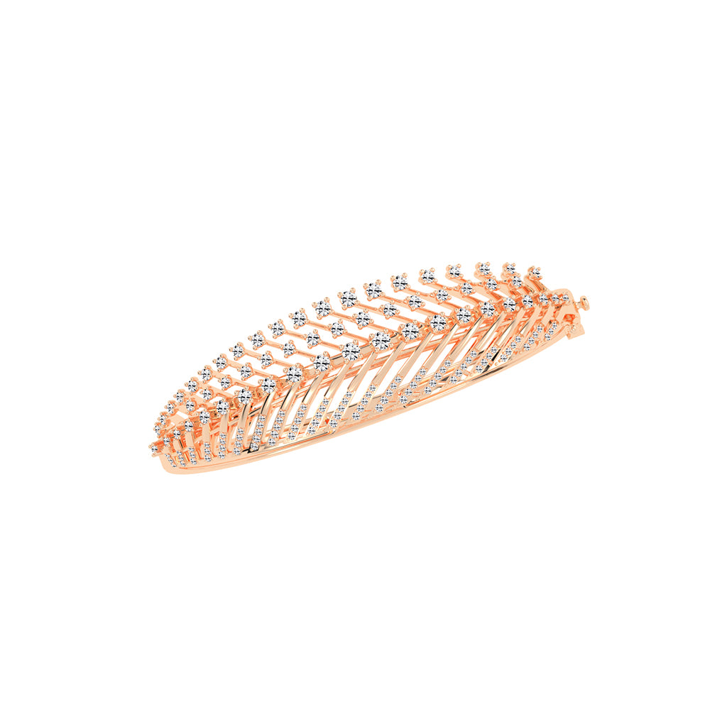 Rivara Round Cut Kada Lab Diamond Bracelet