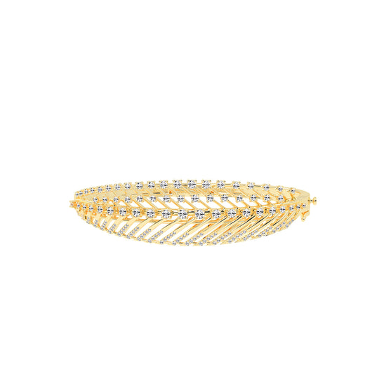 Rivara Round Cut Kada Lab Diamond Bracelet