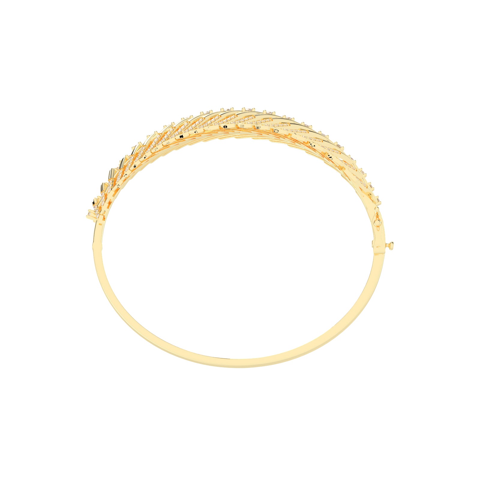 Rivara Round Cut Kada Lab Diamond Bracelet
