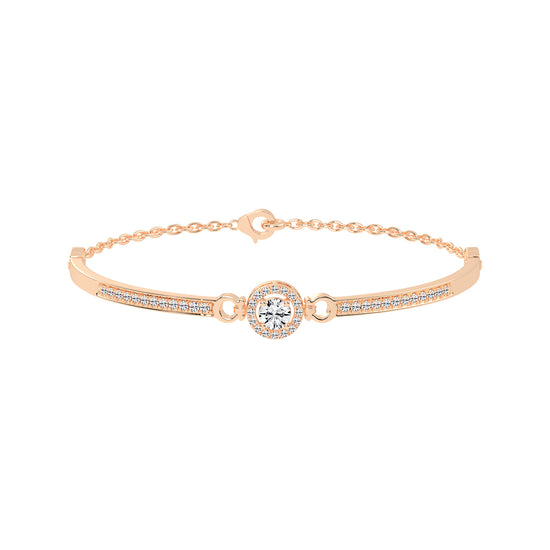 Calia Double Round Cut Kada Lab Diamond Bracelet
