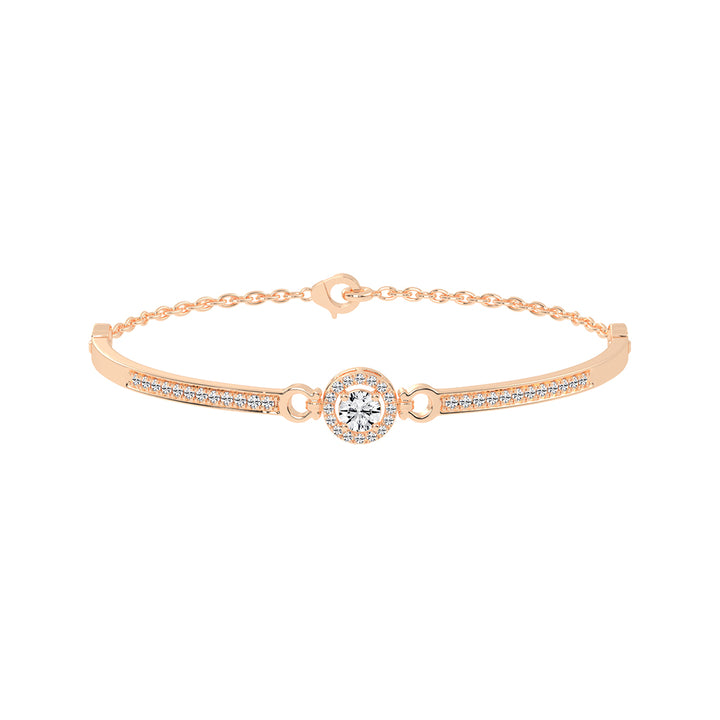 Calia Double Round Cut Kada Lab Diamond Bracelet