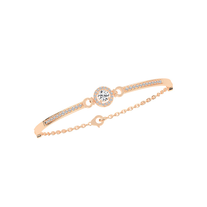 Calia Double Round Cut Kada Lab Diamond Bracelet
