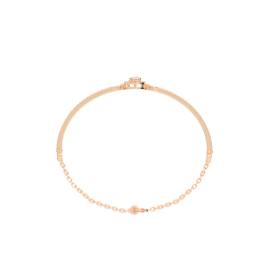 Calia Double Round Cut Kada Lab Diamond Bracelet