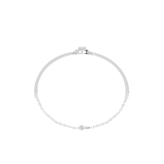 Calia Double Round Cut Kada Lab Diamond Bracelet